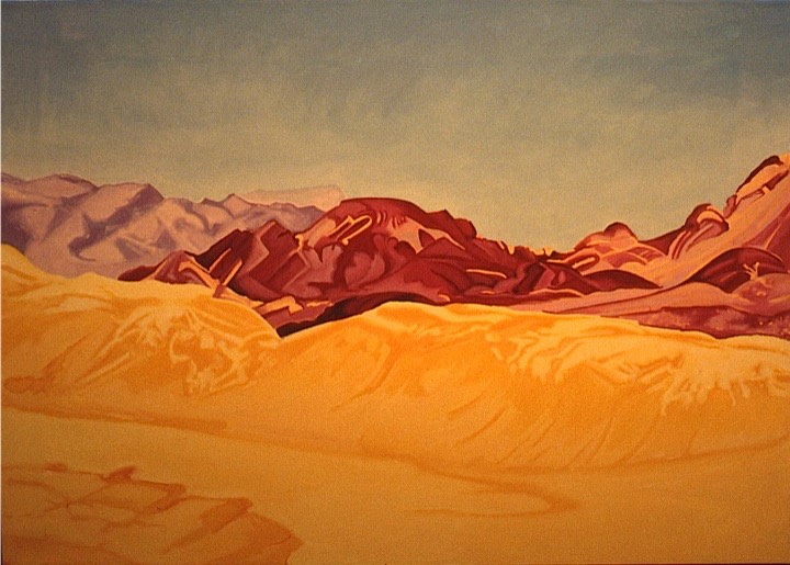 ©1986 Jan Aronson Death Valley #13 Oil on Canvas 36x46