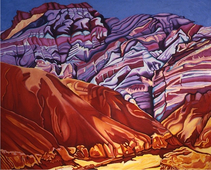 ©1986 Jan Aronson Death Valley #15 Oil on Canvas 40x48