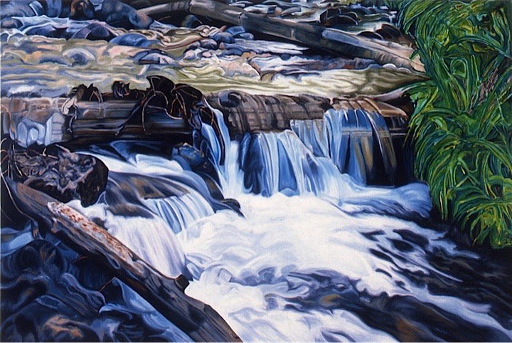 ©1994 Jan Aronson Fourth of July Creek #5 Oil on Canvas 40x60