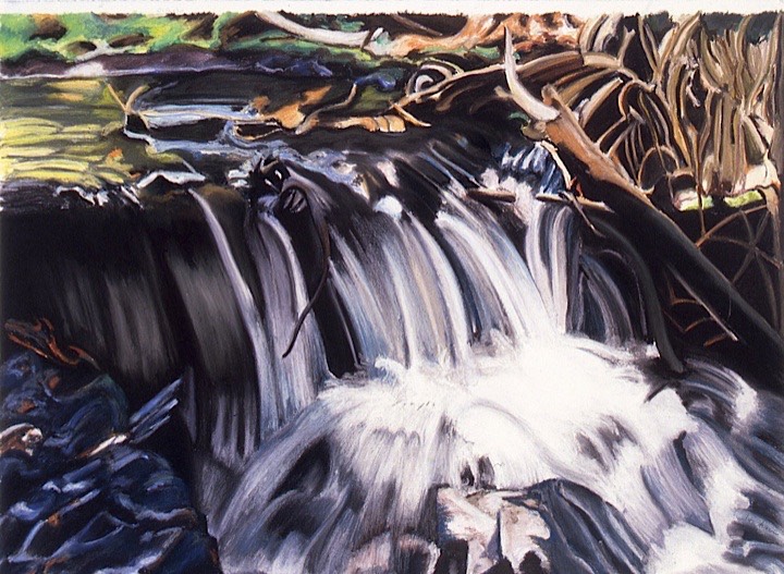 ©1994 Jan Aronson Summit Creek #1 Pastel on Paper 21.5X30