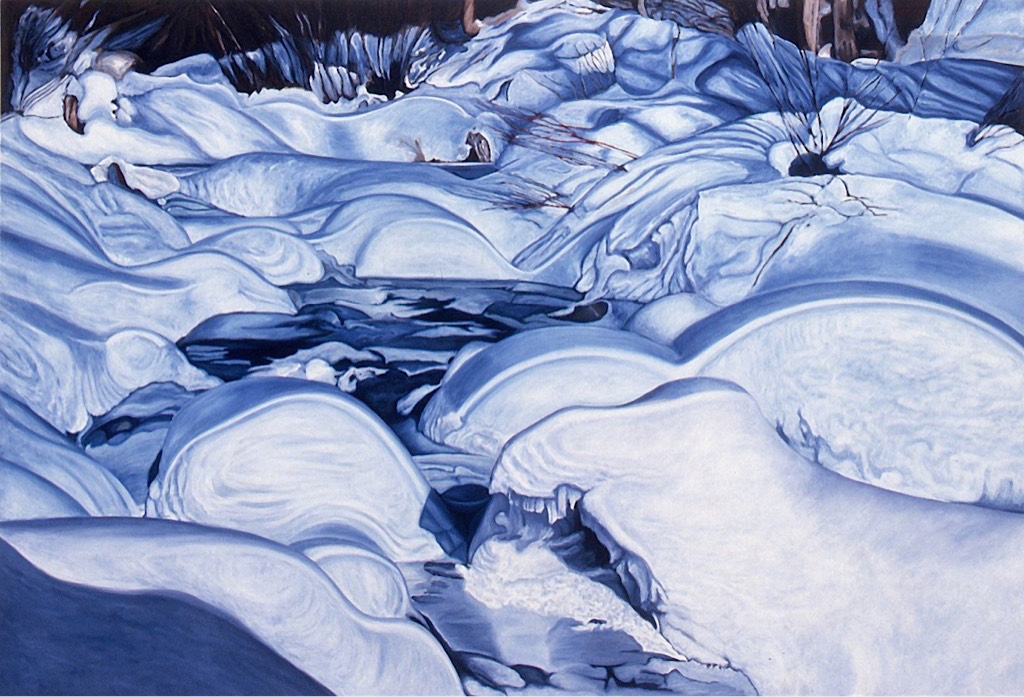 ©1995 Jan Aronson Boulder Creek #4 Oil on Canvas 50x74