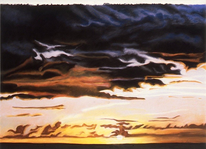 ©1995 Jan Aronson Caribbean Sunset #4 Pastel on Paper 21.5x30