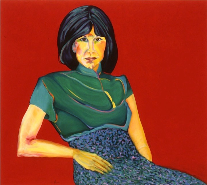 ©1996 Jan Aronson Portrait of Alicia L. Oil on Canvas 32x36 12-03-56