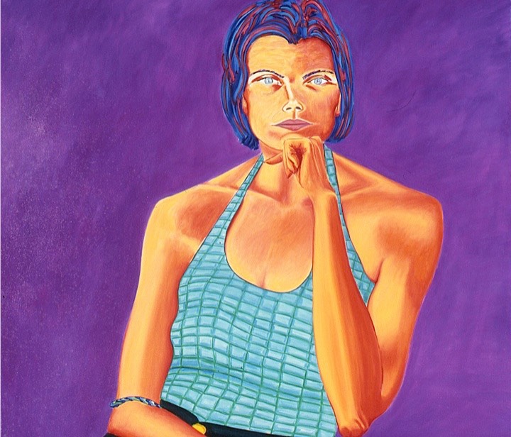 ©1998 Jan Aronson Portrait of Mariel Oil on Canvas 32x36