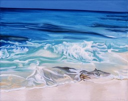 ©2001 Jan Aronson Anguilla #14 Oil on Canvas 16x20 SOLD
