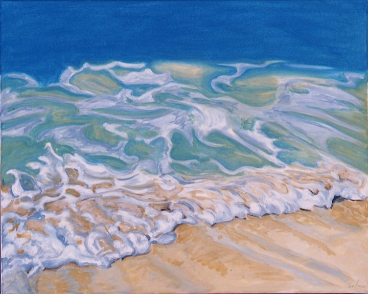 ©2001 Jan Aronson Anguilla #12 Oil on Canvas 16x20 SOLD