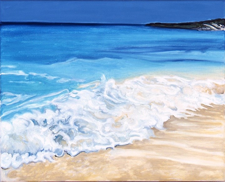 ©2001 Jan Aronson Anguilla #14 Oil on Canvas 16x20 SOLD