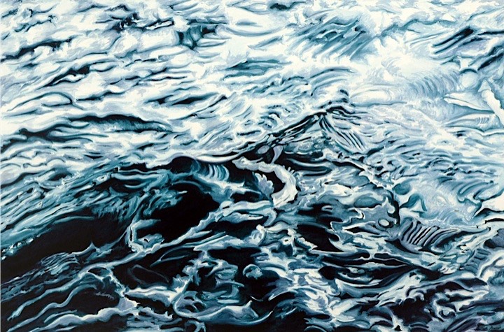 ©2007 Jan Aronson Water Series #2 Oil on Canvas 28x42 SOLD