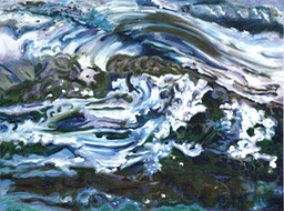 ©2008 Jan Aronson Water Series #19 Oil on Canvas 18x24