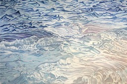 ©2008 Jan Aronson Water Series #11 Oil on Canvas 28x42