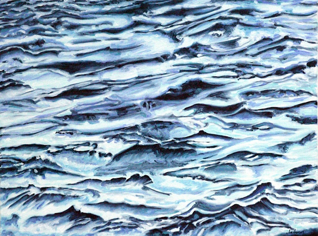 ©2008 Jan Aronson Water Series #18 Oil on Canvas 18x24