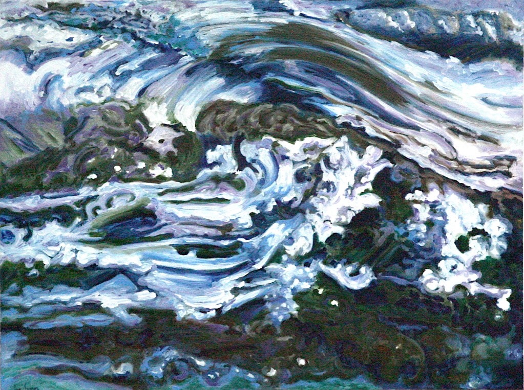 ©2008 Jan Aronson Water Series #19 Oil on Canvas 18x24