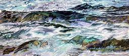 ©2009 Jan Aronson Water Series #27 Oil on Canvas 36x80SOLD